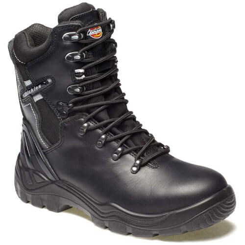 BNIB Men's DICKIES Medway SS S3 BT Black Steel Toe Cap Safety Boots UK Size 11.5